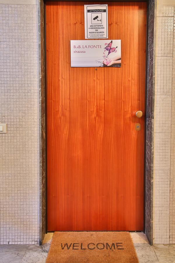 Bed and Breakfast La Fonte Syracuse Exterior foto
